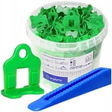 Image of Tile Leveling System 500 Clips 3mm 100 Wedges Polish