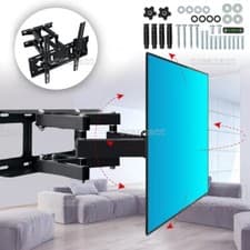Image of TV Wall Bracket Mount Swivel Tilt for 32 40 42 46 50 55 60 70" TVs Full Motion