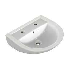 Image of Armitage Shanks Sandringham 21 Washbasin 550mm Wide - 2 Tap Hole
