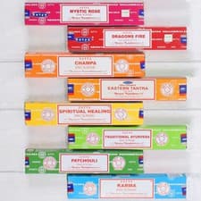 Image of SATYA Nag Champa Incense Sticks Joss 1/3/12 15g Packs Insence Scent Mix & Match