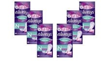 Image of Always Dailies Singles Normal to Go Fresh Scent Pantyliners 20s - Pack of 6