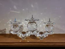 Image of swarovski crystal candle holder