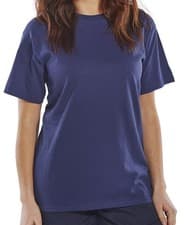 Image of Beeswift Heavyweight T-Shirt Navy Blue Size S