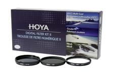 Image of Genuine HOYA Digital Filter Kit II 77mm, UV, ND8, CPL, CIR-PL, polarizer, NEW
