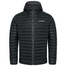 Image of Berghaus Mens Jacket Black Vaskye Hydroloft Insulated Coat Winter Cold