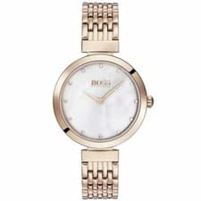 Image of **NEW** LADIES HUGO BOSS DIAMOND ROSE GOLD CELEBRATION MOP WATCH - 1502480 - RRP