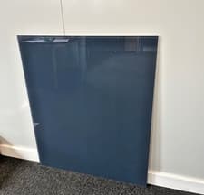Image of 895mm x 750mm Glass 6mm Kitchen Splashback Toughened in Charcoal Grey