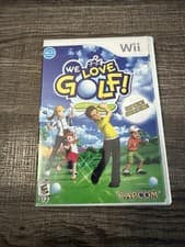 Image of We Love Golf! (2007) Nintendo Wii Capcom Golf Sports Video Game Brand New