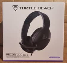 Image of Turtle Beach Recon 200 Gen 2 Wired Pro Gaming Headset with Flip Mic in Black New