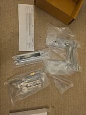 Image of Polished Chrome Lever Bathroom Door Lock Set Brand New