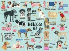 Image of Hot Dogs AZ 1000 Piece Puzzle by Mudpuppy 9780735349094