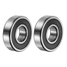 Image of 6305-2RS Deep Groove Ball Bearing,2pcs 25x62x17mm C3 Bearings,Black