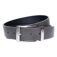 Image of Nike Golf Men's Reversible Perforated Leather Strap Adjustable Golf Belt, New