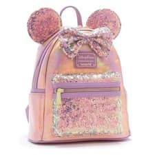 Image of Loungefly DISNEY PARKS Minnie Mouse Sequin Mini Backpack