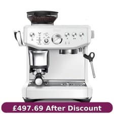 Image of Sage The Barista Express Impress SES876SST Coffee Machine 1850 Watts Sea Salt,