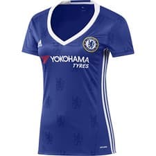 Image of Official adidas Women's Chelsea Replica Home Shirt 2016/17, Size: XS (28/30")