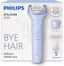Image of Philips Epilator Series 8000 Cordless Waterproof Epilator Hair Removal Legs Body