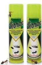 Image of 2 x Dethlac Insecticidal Lacquer Spray 250ml Ant & Insect Killer Indoor Outdoor