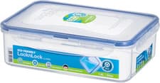 Image of Lock & Lock HPL824 Rectangular Storage Container - Clear/Blue, 1.6 L