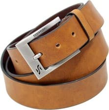 Image of STARHIDE Mens 1.25" Full Grain Genuine Leather Casual Belts With Detachable Pin