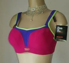 Image of Panache Sport Moulded Sports Bra Size 34B or 38B Raspberry 5021
