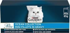 Image of GOURMET Perle Ocean Collection Wet Cat Food 40x85g