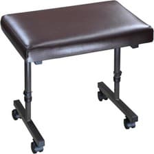 Image of Beaumont Height Adjustable Footrest Foot Stool Leg Rest Support Footstool - NEW