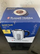 Image of Russell Hobbs Quiet Boil brushed steel kettle