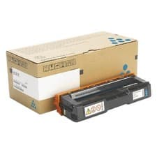 Image of Genuine Ricoh 407717 Cyan Laser Printer Toner VAT Incl SP C252HE Sealed