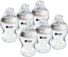 Image of Tommee Tippee Natural Start Baby Bottles for 0m+ Pack of 6 260ml Baby Bottles