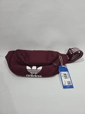 Image of Adidas Originals Adicolor Waistbag. Burgundy. One Size. BNWT