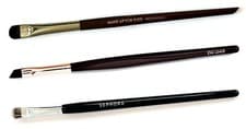 Image of SEPHORA Flat Concealer 76, Make Up For Ever Eye Shader 220, Angled Liner Brush