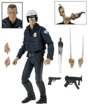 Image of Official NECA Terminator 2 Ultimate T-1000 Motorcycle Cop 7" Action Figure