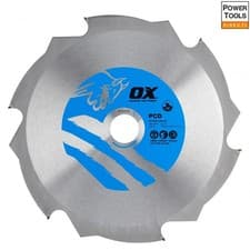 Image of Ox Tools OX-PCD-250/30 Ox Fibre Cement Cutting Blade - 6 Teeth - 250/30Mm EA