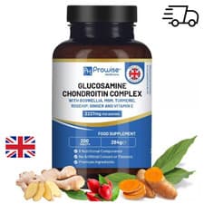 Image of Glucosamine and Chondroitin Complex Tablets Strength Joint Care 200 Tablets