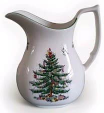 Image of SPODE CHRISTMAS TREE LARGE JUG 1.4ltr NEW AND BOXED BNIB QUALITY GENUINE UNUSED