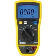 Image of Chauvin Arnoux C.A 5231 Handheld Multimeter CAT IV 600V 6000 count dis