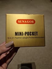 Image of Sunagor 18x21 Mini Compact Feather weight Pocket Binoculars