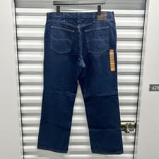 Image of Vintage Dead stock Y2K Lee Regular Fit Raw Denim Jeans Men's 40x30 Bootcut NWT