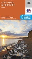 Image of Lyme Regis and Bridport 116 Explorer Map Ordnance Survey With Digital Download