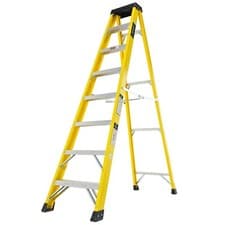 Image of TB Davies Electricians Fibreglass Step Ladders - 4,5,6,8 & 10 Treads