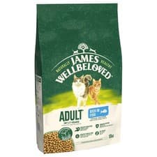 Image of 10 Kg James Wellbeloved Adult Dry Cat Food Fish