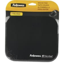 Image of Fellowes 5933907 Mouse Pad with Microban Antibacterial Protection - Black +24h D