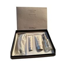 Image of Gift Box Salvatore Ferragamo Tuscan Soul Travel Toiletries Shaving Gel, After, +