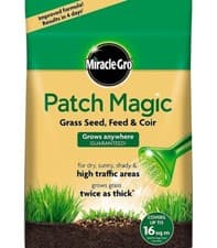 Image of Miracle-Gro Patch Magic Grass Seed Feed Coir Lawn Repair 16m² 3.6kg