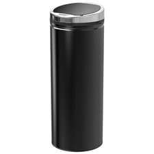 Image of Automatic Hand Sensor Dustbin Kitchen Waste Bin Rubbish Can 50L Black