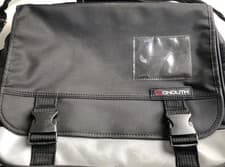 Image of MONOLITH Multi-Purpose Laptop Bag Or Briefcase in Black With Three Ribbed Feet