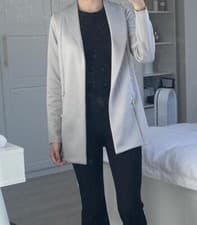 Image of I saw it first grey blazer