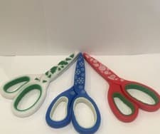 Image of Safety Scissors Soft Grip Right/Left Hand Creative Cutting Made In England 5cm