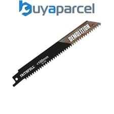 Image of Faithfull 14020007 S922HF Bi-Metal Sabre Saw Blade Demolition 150mm 10 TPI (Pack